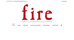 Desktop Screenshot of firefoodanddrink.com